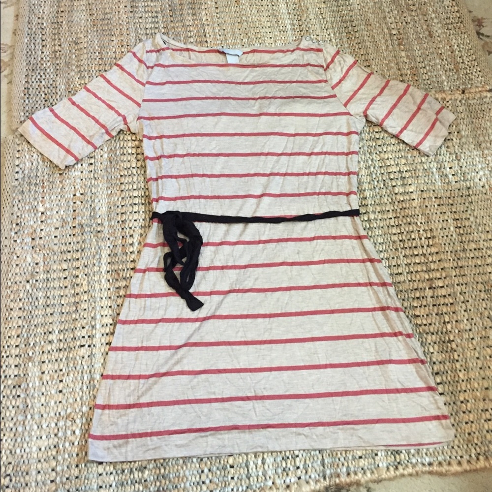EUC Tan Stripe Tunic